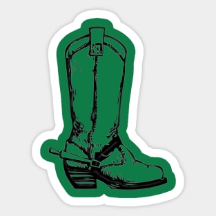 Western Era - Cowboy Boots 2 Sticker